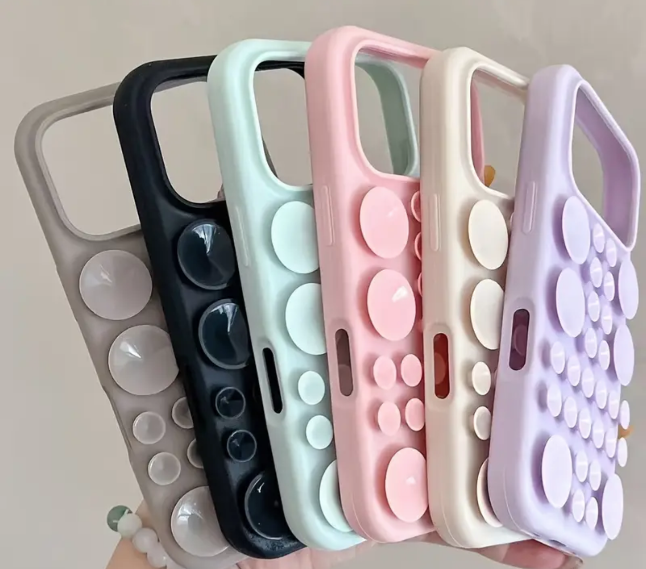 Suction cup style macaroon